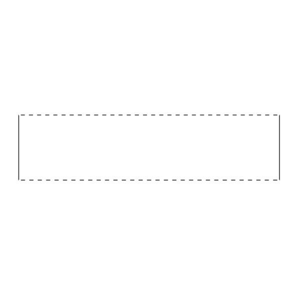 Intravenous Bag Label, Thermal Perfcut 1" x 4" White w/BlkBar, 1" Core